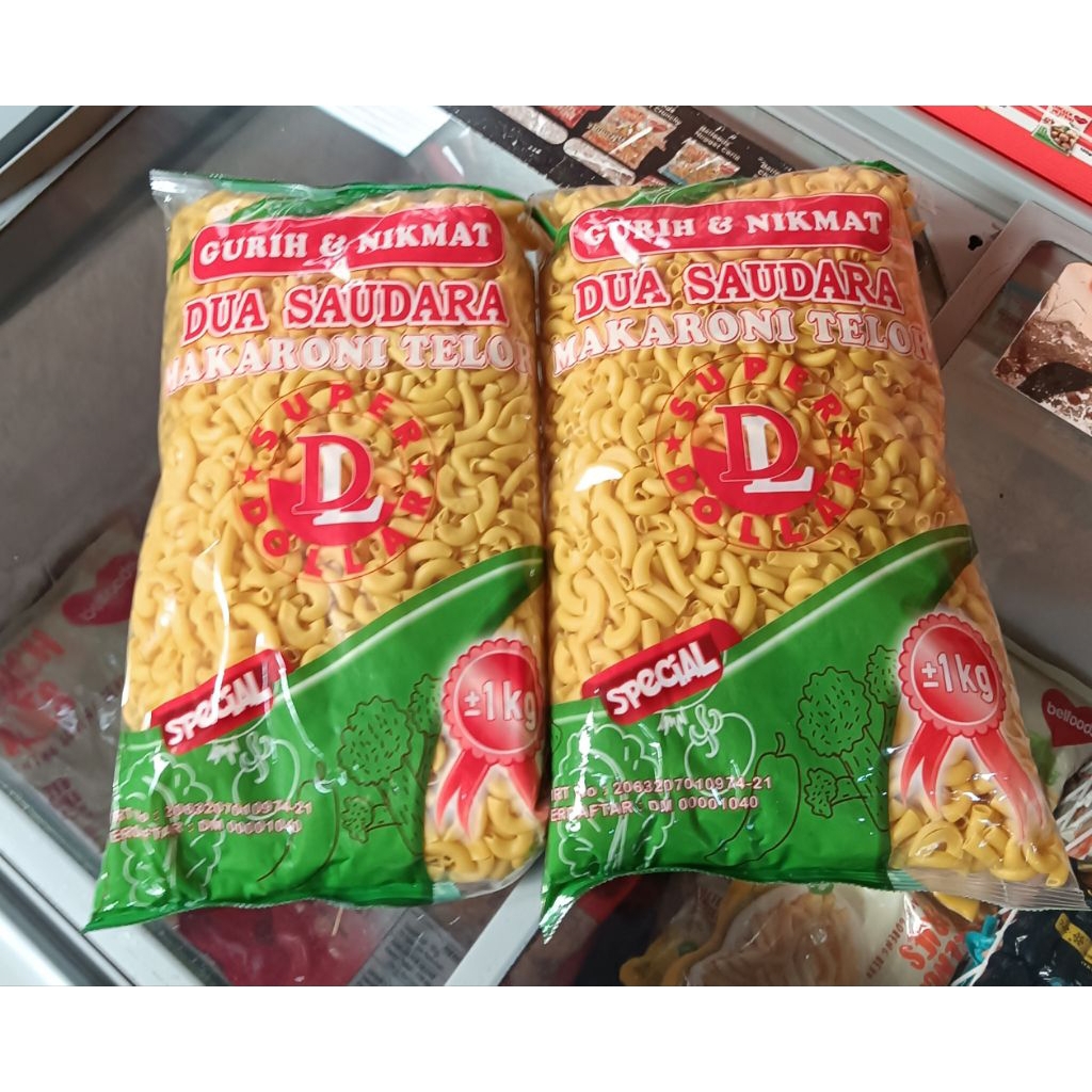 

Dua Saudara/Jelawat Makroni Telor/Bantet/Rebus/Goreng 1000grm Zabir Frozen Food