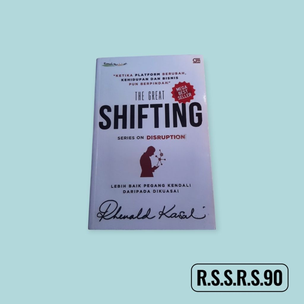 Buku The great shifting series on disruption karya Rhenaldi kasali