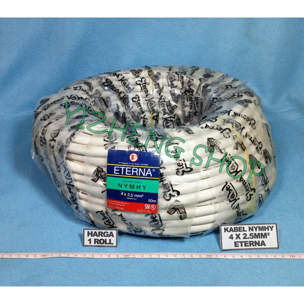KABEL NYMHY / NYYHY (SERABUT) 4 X 2.5 ETERNA 1 ROLL (50M)