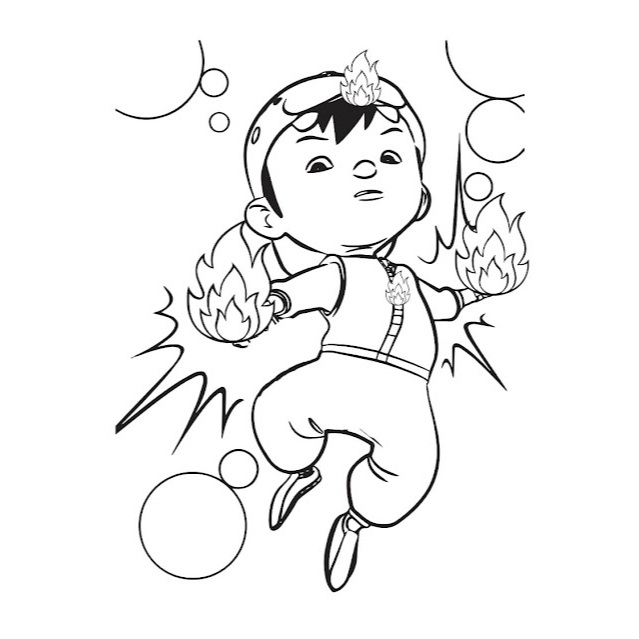 Little.art - Mewarnai Gambar Boboiboy | Mewarnai Gambar | Mewarnai | Melukis | Colour Pencil | Drawi