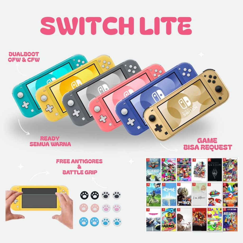Nintendo Switch Lite CFW Full Game