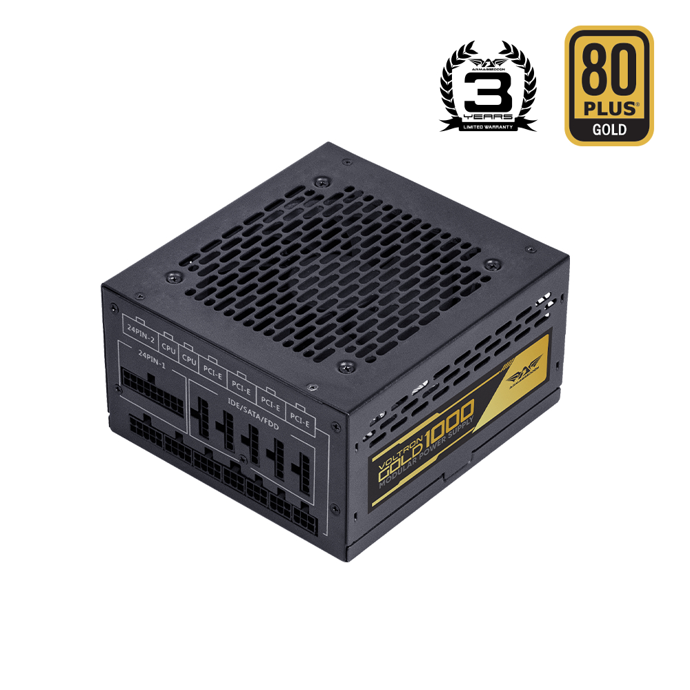 PSU Armaggeddon Power Supply Voltron Gold 1000 PSU 80+ Gold Certified Modular