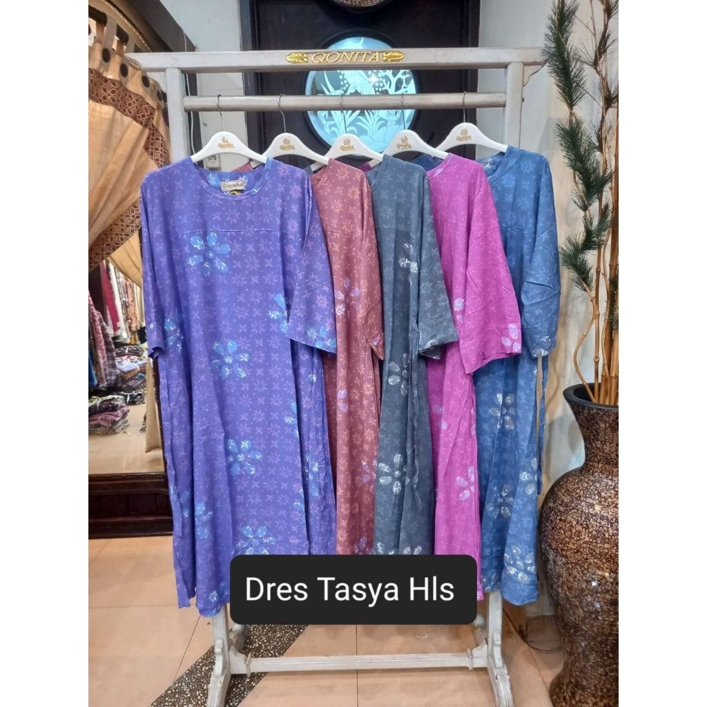 {Ld 120 CM} Daster Qonita Batik ll Dres Tasya Hls Jumbo