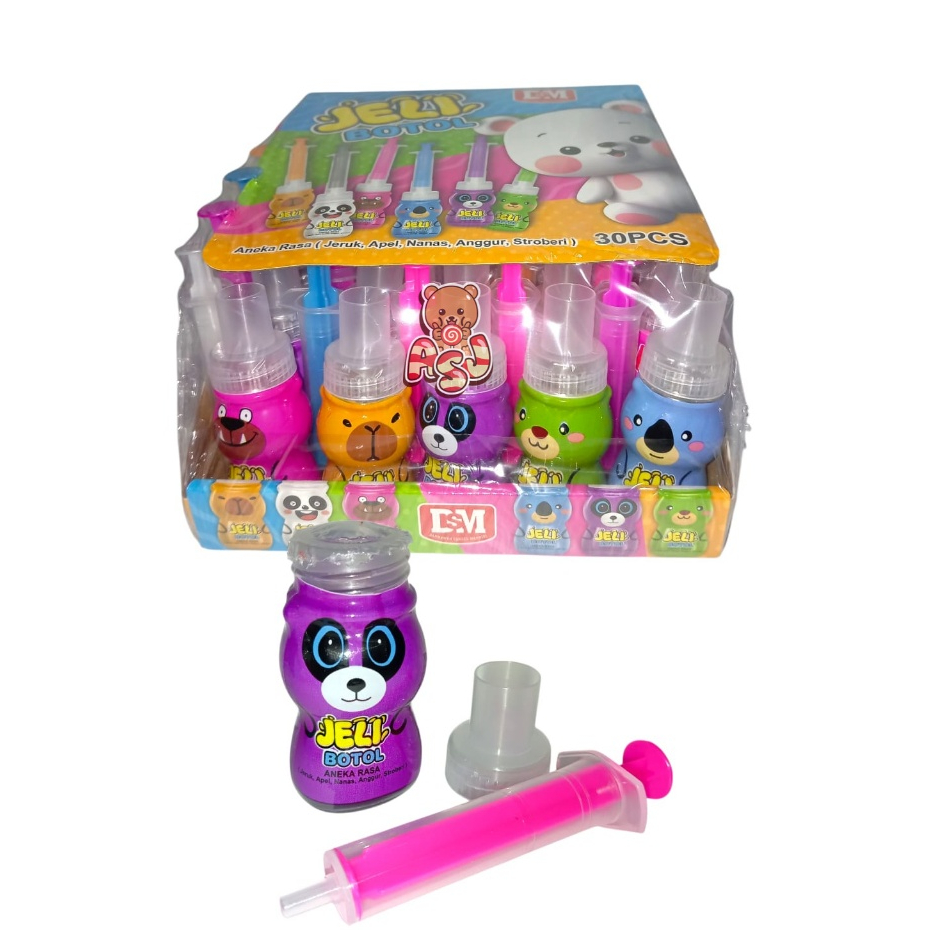 

DSM SUNTIKAN JELLI BOTOL BOX ISI 30 (RANDOM)