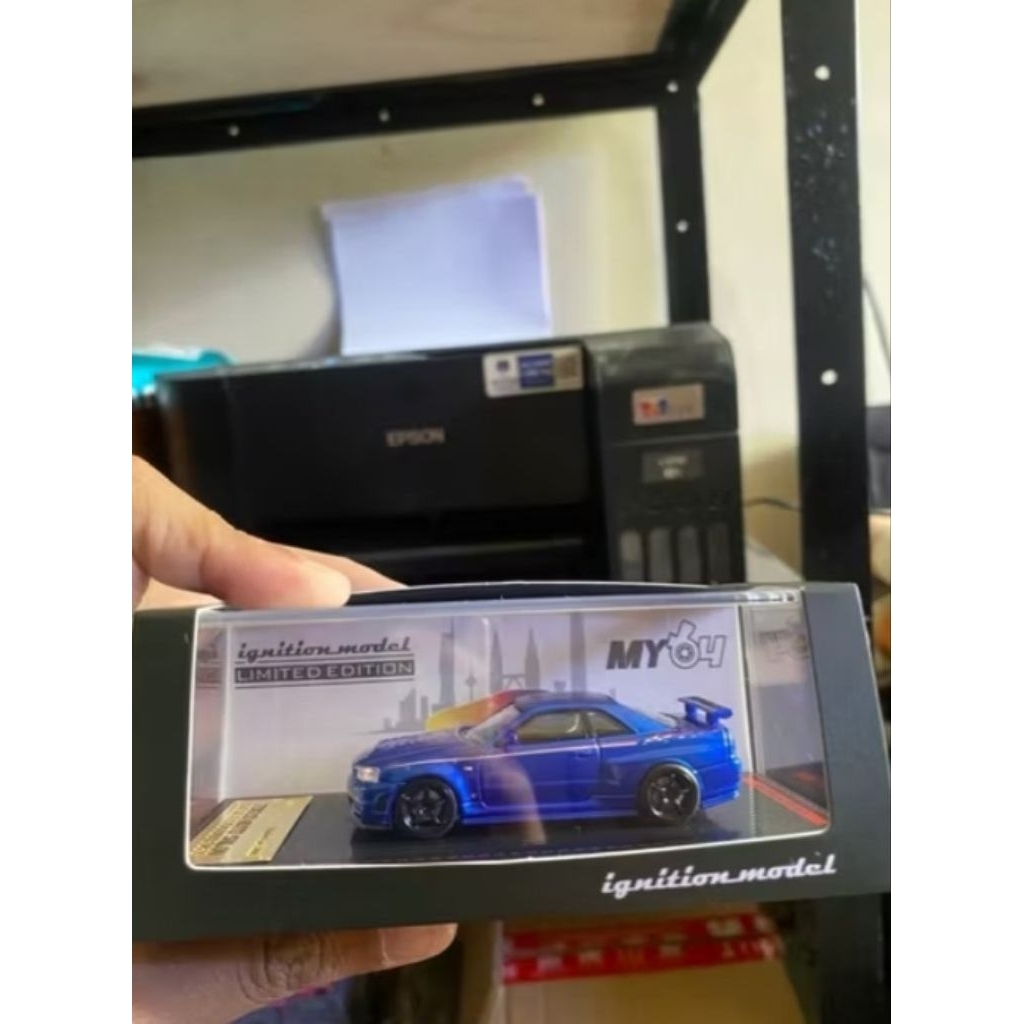 ignition model Nissan Skyline R34