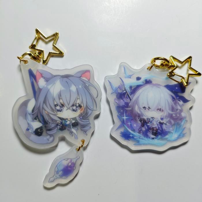 Bronya Honkai Star Rail Wind Gachi Gantungan Kunci
