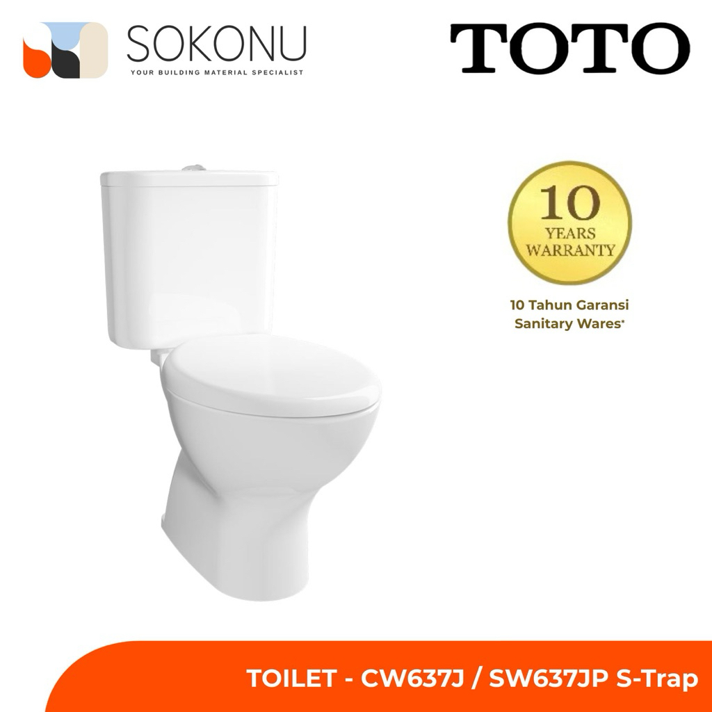 TOTO Toilet - CW637J / SW637JP S-Trap