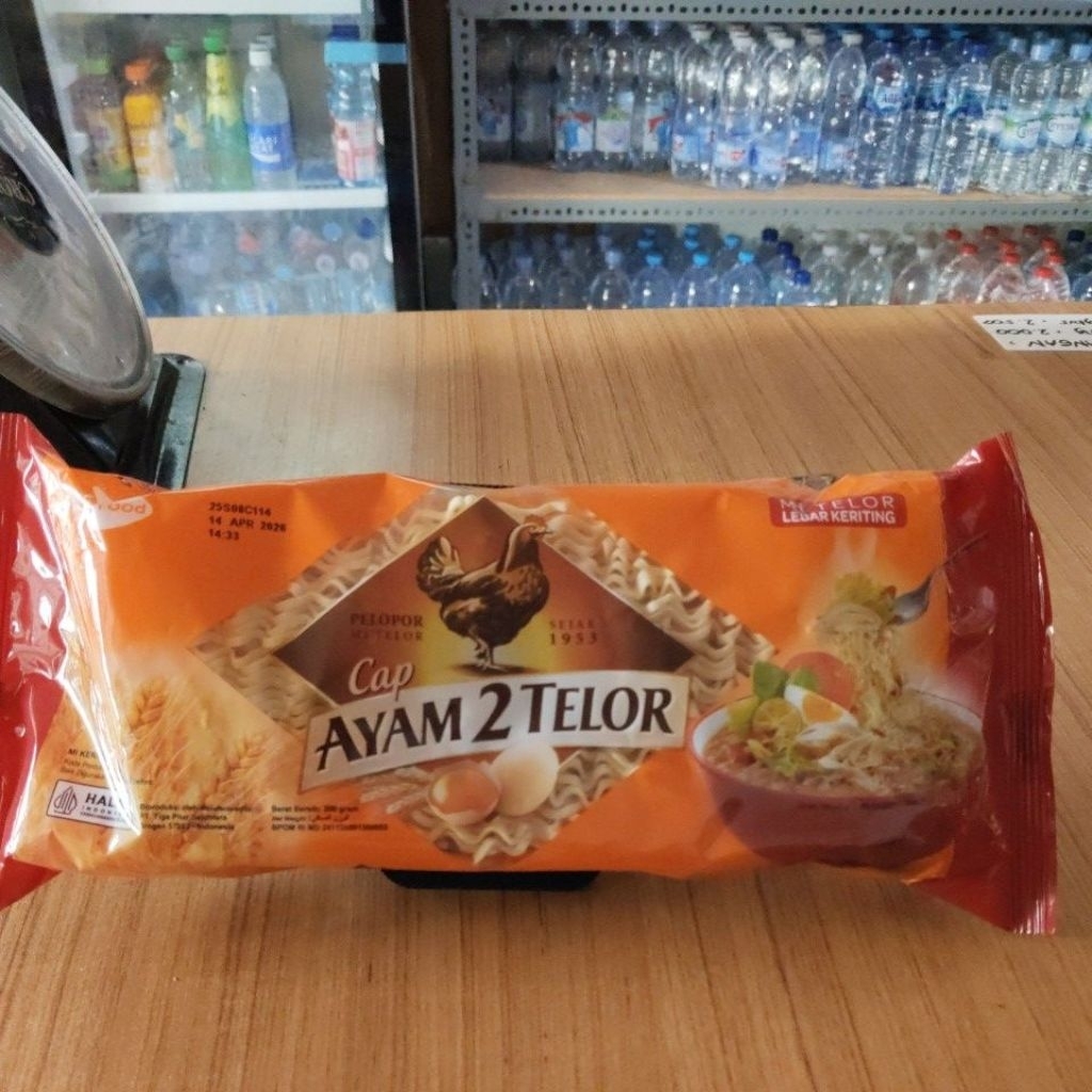 

Mie telor cap ayam 2 telor