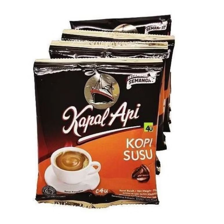 

Kopi Kapal Api Susu Renceng isi 10 Kopi Kapal Api Satuan @23gr