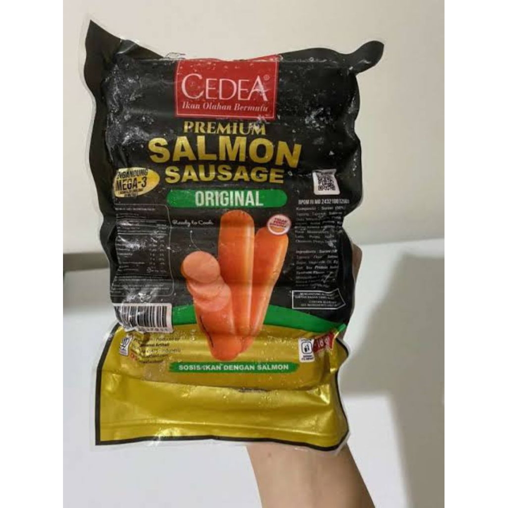 

Cedea Salmon Sosis Premium 390 gr (Frosen Food)