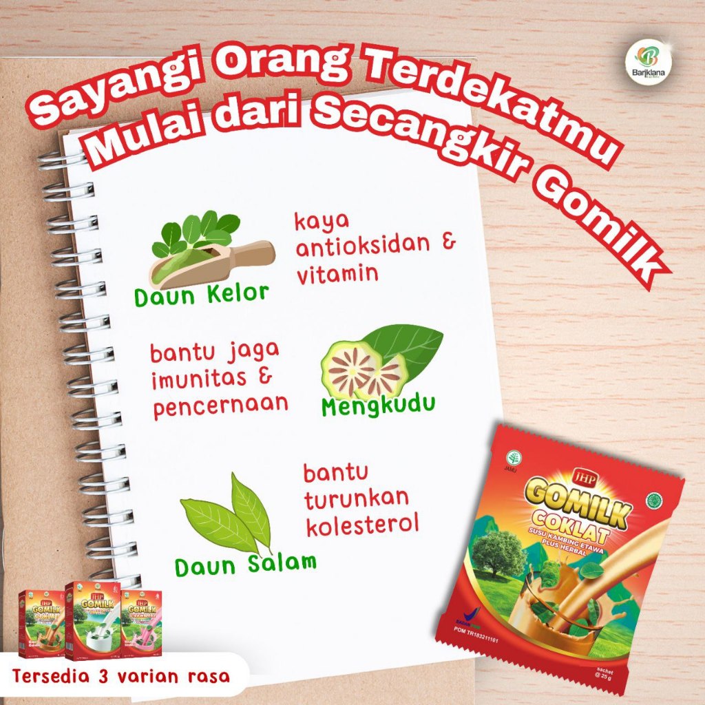 

[Beli 10 SASHET GRATIS GELAS] GOMILK KEMASAN SACHET GOMILK SUSU KAMBING ETAWA PLUS HERBAL