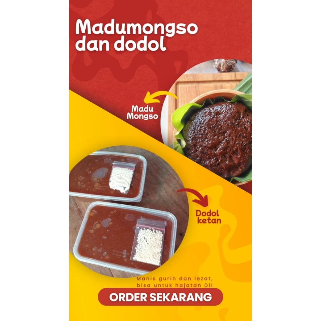 

madumongso dan jenang/dodol khas jatim manis dan gurih varian 1 kg