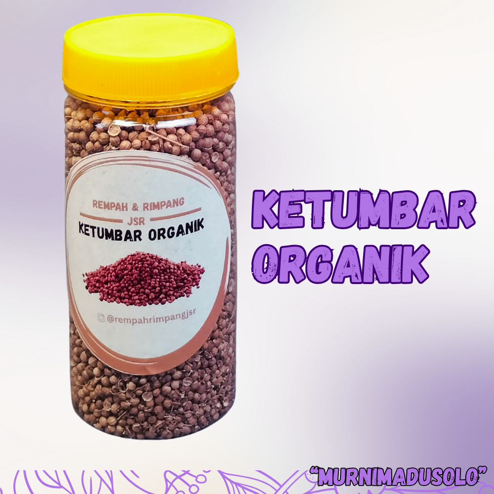 

Ketumbar Organik JSR - Teh ketumbar Hitam Tanpa Proses Pemutihan / Bleacing - Murni madu Solo