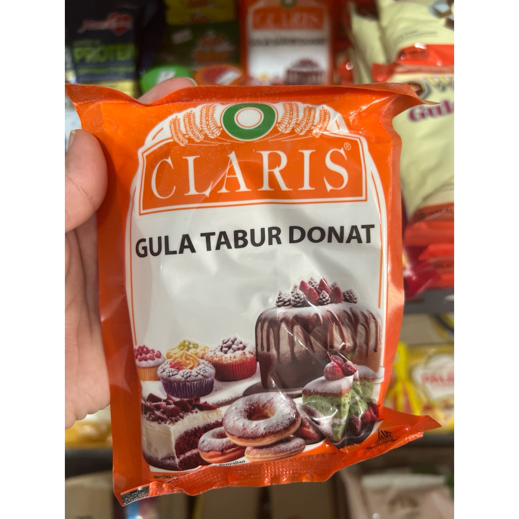 

Gula tabur Donat merek CLARIS berat 250g