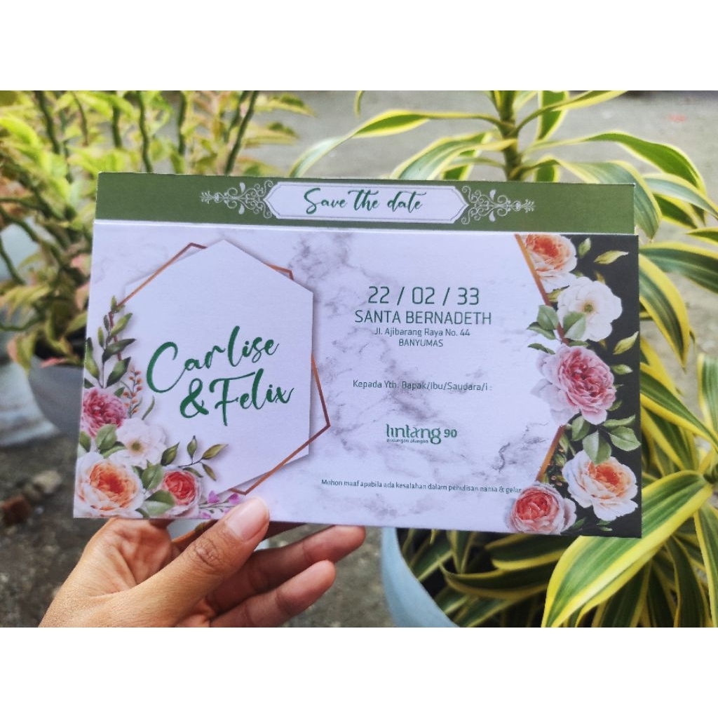 undangan pernikahan lintang 90