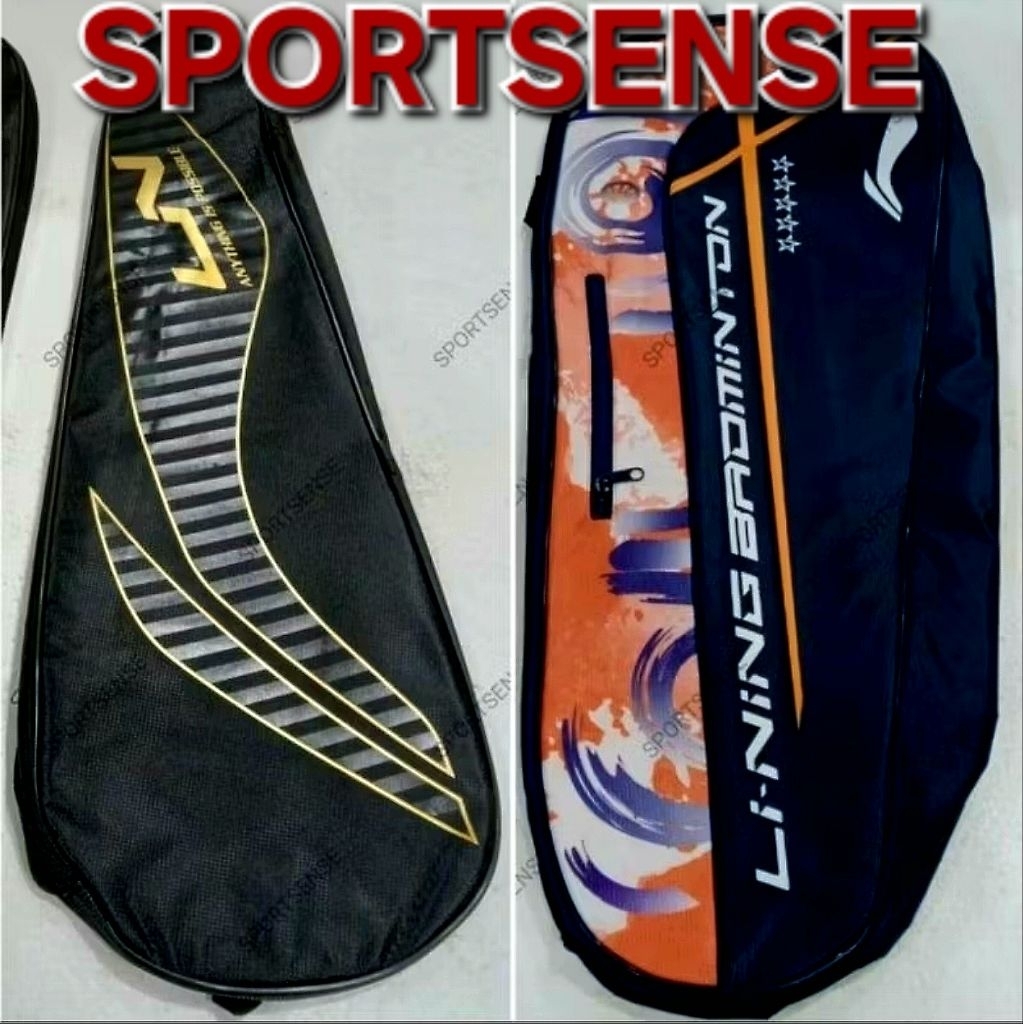 Tas Cover Badminton Lining Yonex 1R Busa 2R thermo 1 2 R Resleting Original