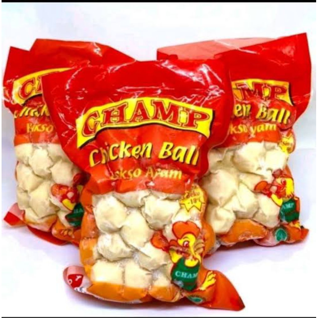 

Champ Bakso Ayam 500 gr (Frozen Food)