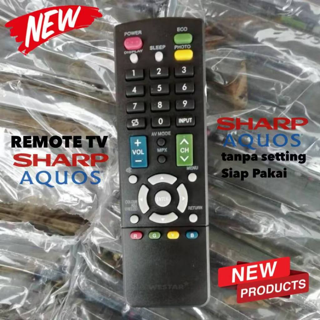REMOTE TV LCD LED SHARP / Remote TV Sharp