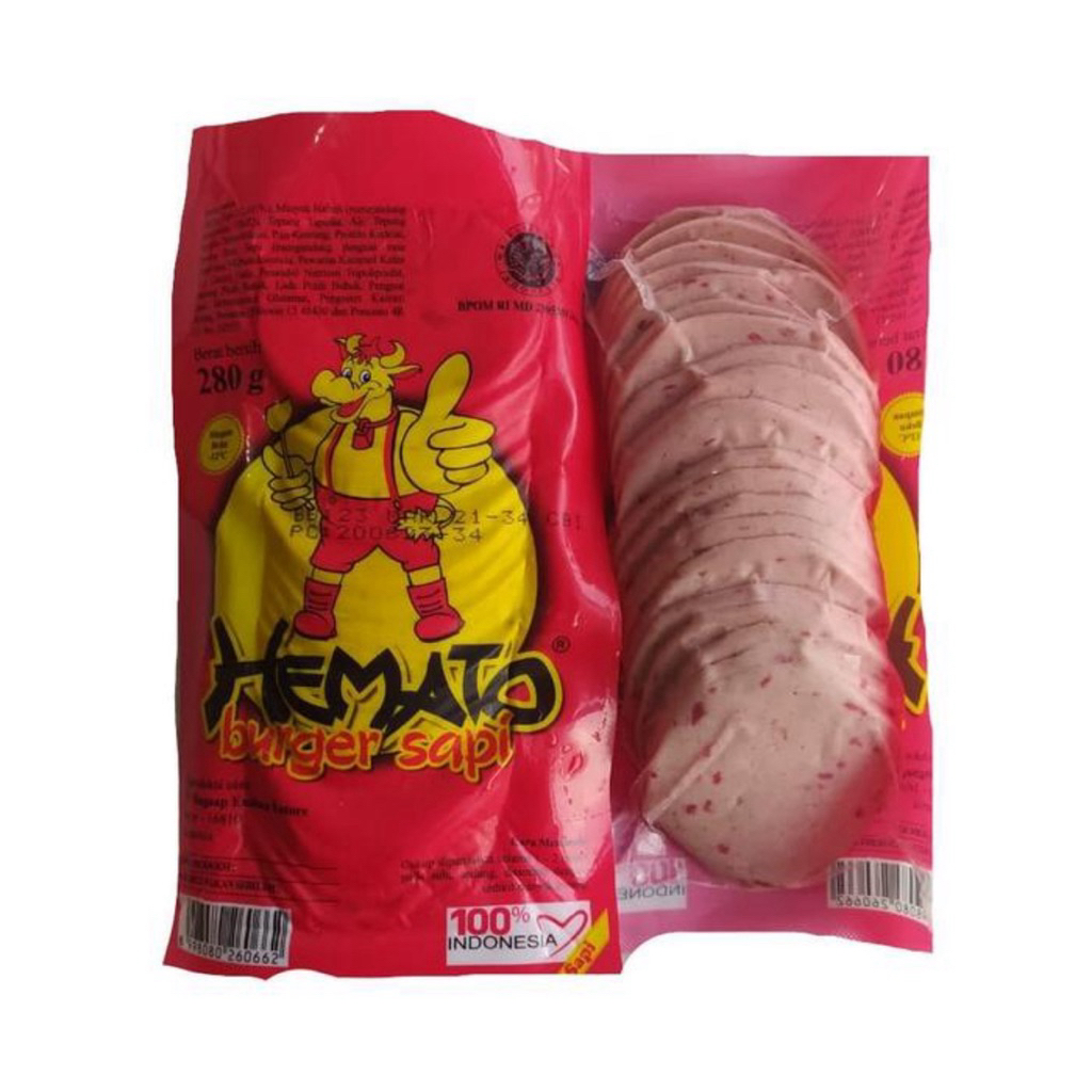 

HEMATO BEEF BURGER 250 GR / HEMATO BEEF BURGER 280 GR