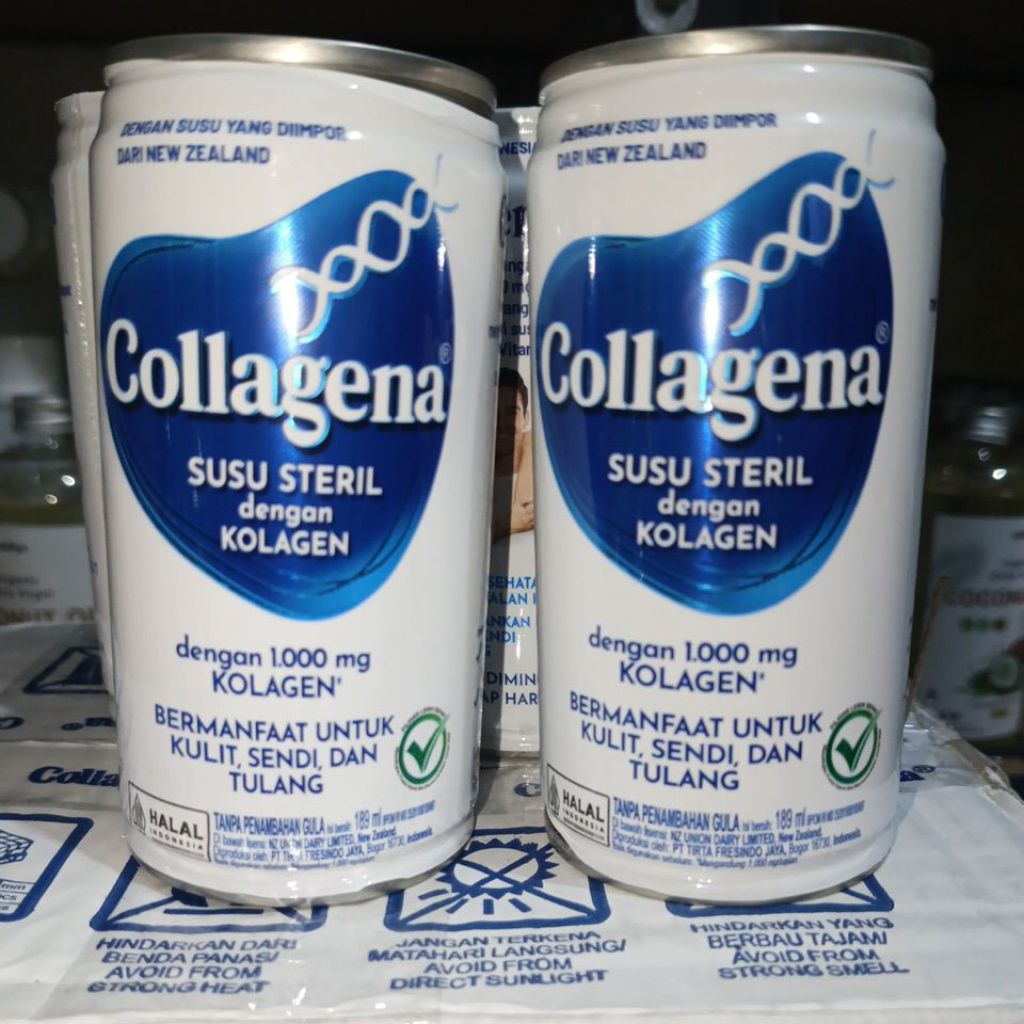 

Collagena Susu Steril dengan KolaGen untuk Kulit, Sendi dan Tulang