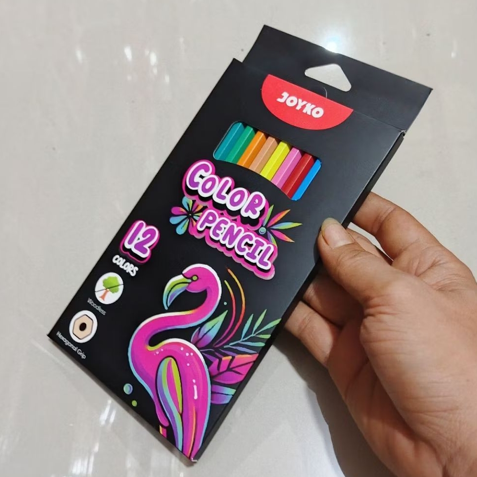 

5 Set Pensil Warna Joyko 12 Warna CP-0133