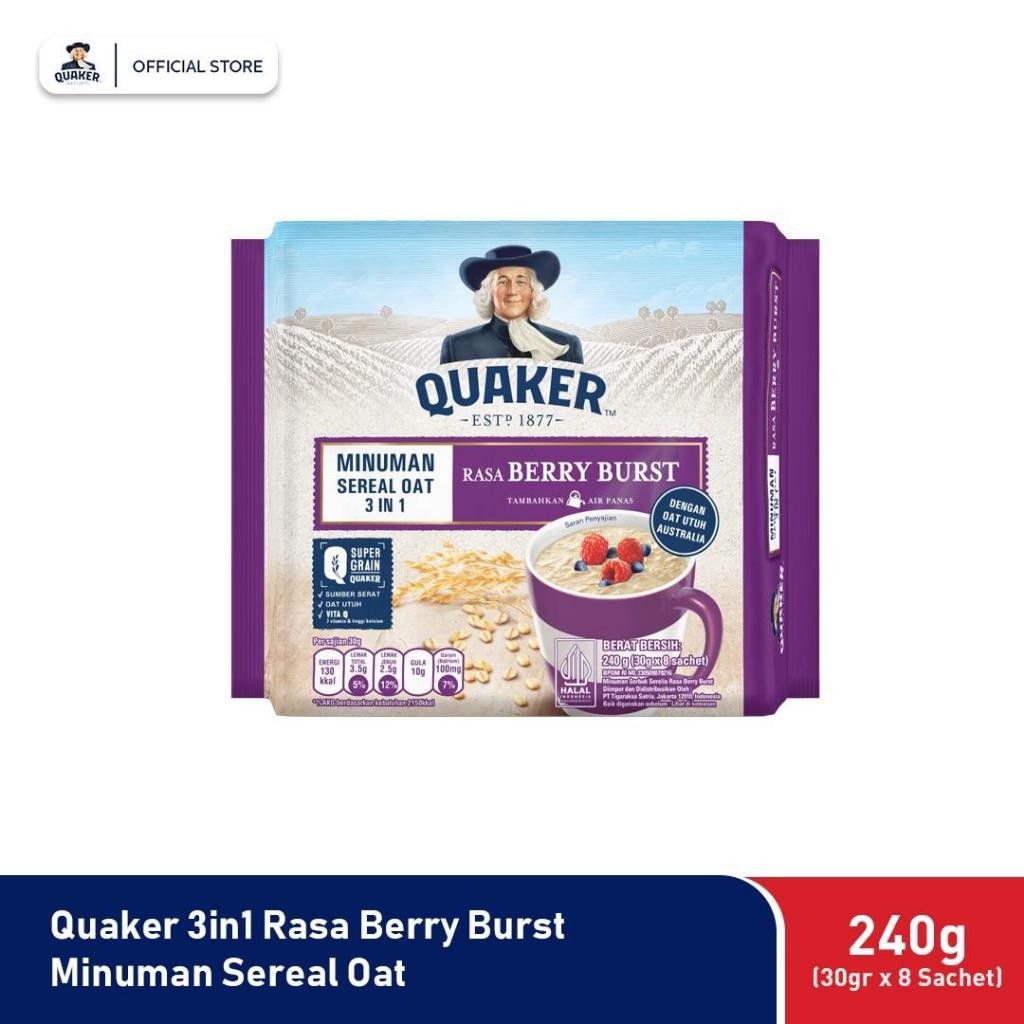 

QUAKER OATMEAL INSTANT BERRY BURST (8S X 30GR)