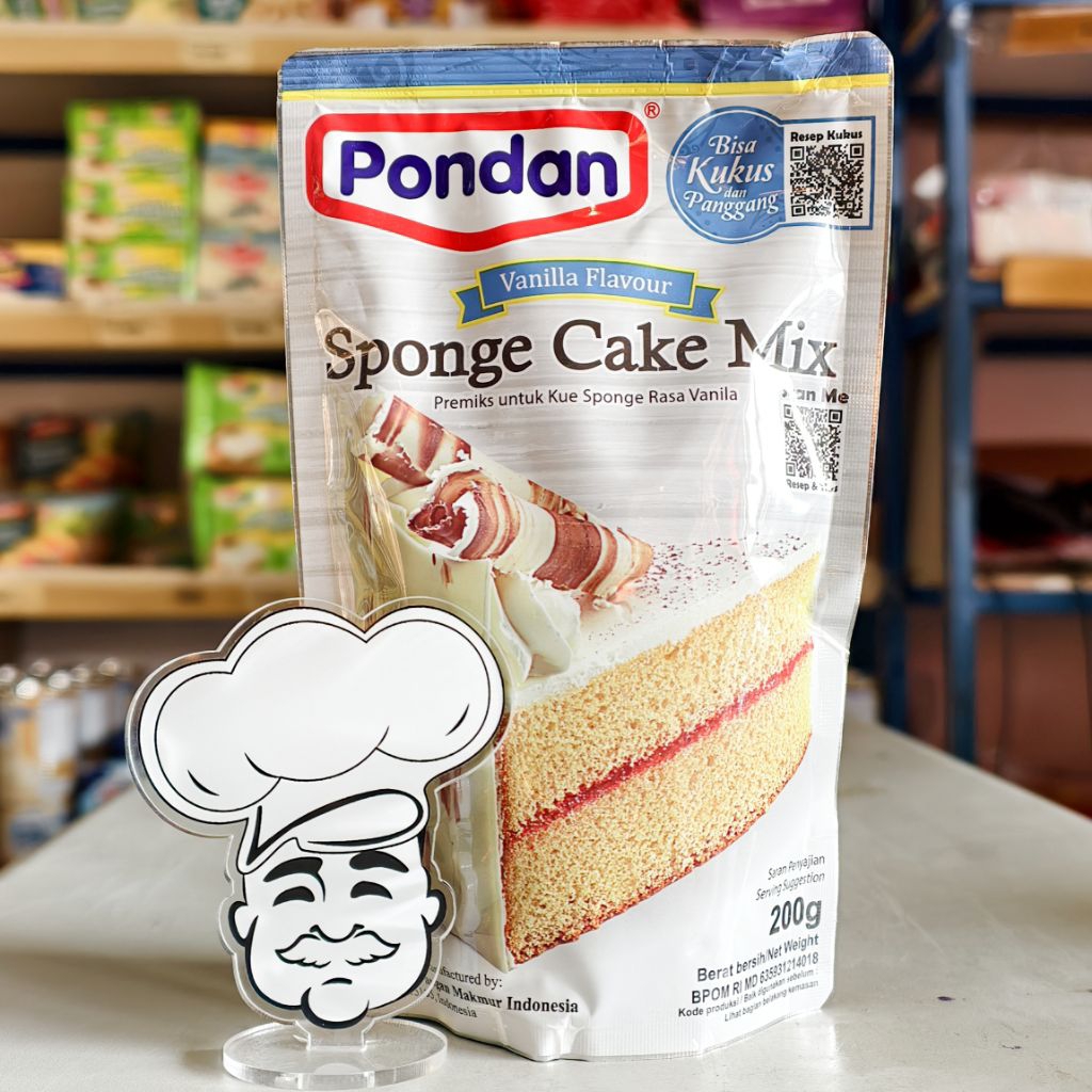 

Pondan Sponge Cake Vanilla 200Gr / Pondan Bolu Vanilla 200Gr