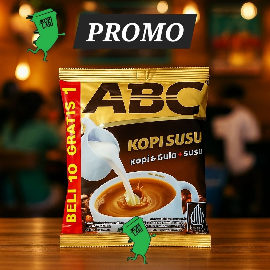 

Kopi ABC Susu Shachet, Kopi Susu ABC Saset Sangat Pas Untuk Warkop, Sangat Praktis, Instan dan Tinggal Seduh