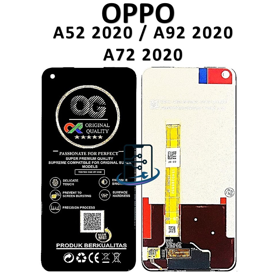 LCD TOUCHSCREEN LCD OPPO A52 2020 / LCD OPPO A92 2020 / LCD OPPO A72 2020 COMPLETE ORIGINAL 1 SET