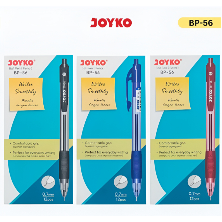 

(12pcs) Ball Pen Pulpen Pena Joyko BP-56 0.7 mm - Bolpen Bolpoint Pulpen Joyko BP 56 0.7MM