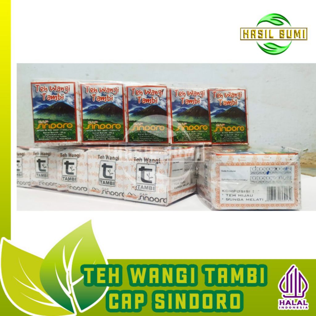 

Teh Wangi Tambi Cap Sindoro | 1 pack (isi 5 bungkus) ekstra hemat