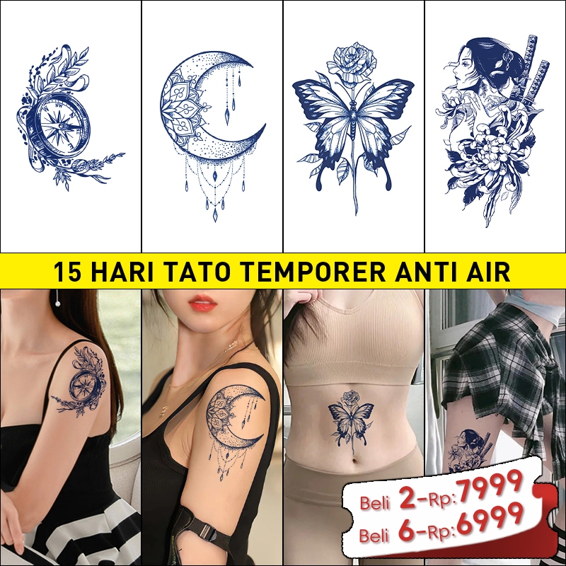 tato temporer,tatto temporer, motif kupu kupu,terbaik Koleksi tato,fasion tatto,tatto temporer tahan