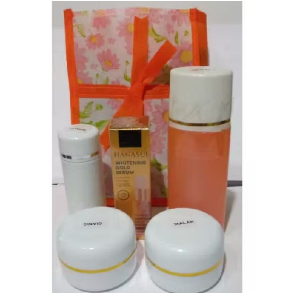 COD - Paket Lengkap Besar + Serum Hanasui Gold Original (premium)