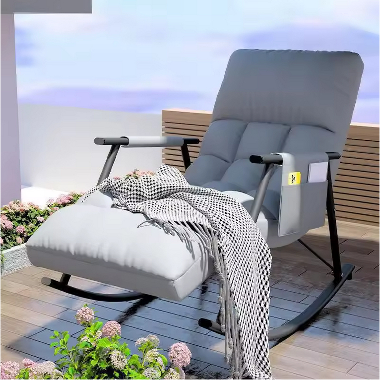 Kursi Goyang Sofa / Kursi Santai Malas Bulat Goyang Kursi Sofa Dewasa Kursi Tidur Ruang Tamu Nyaman