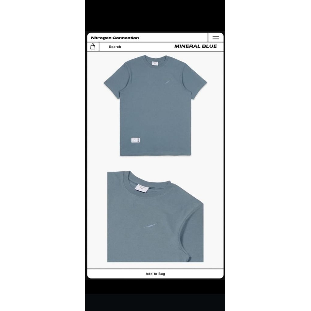 kaos oblong nitrogen