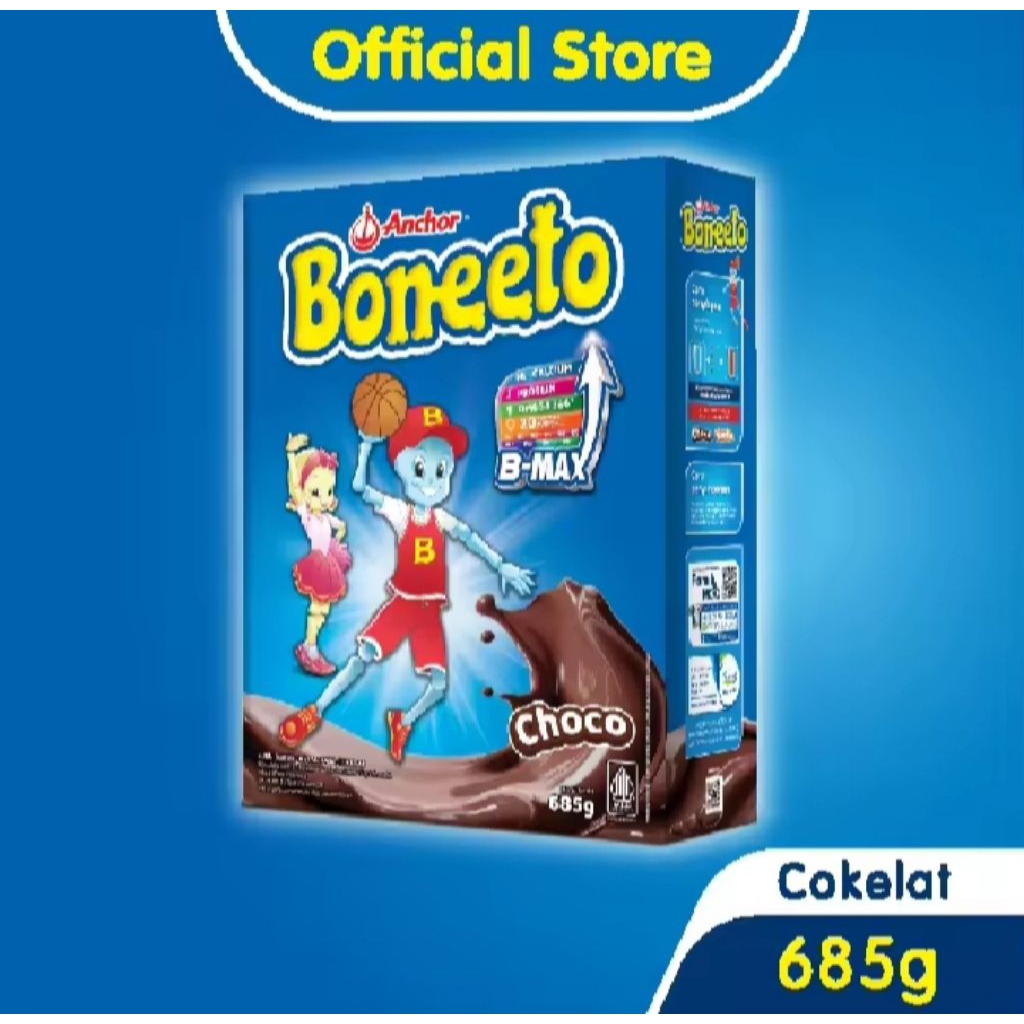 

Boneeto Susu Bubuk Anak Sekolah Yummy Choco 685gr - Nutrisi Pertumbuhan Anak untuk Daya Pikir dan Tubuh Aktif