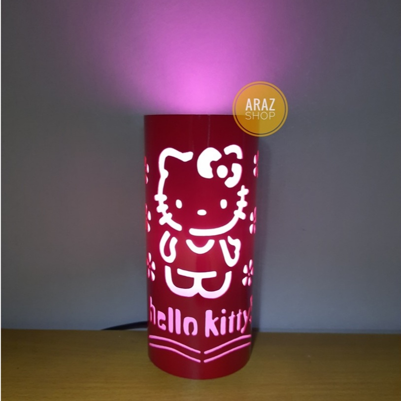 Lampu hias tidur ukir hello kitty handmade karakter kartun kado hadiah anak hobi unik interior