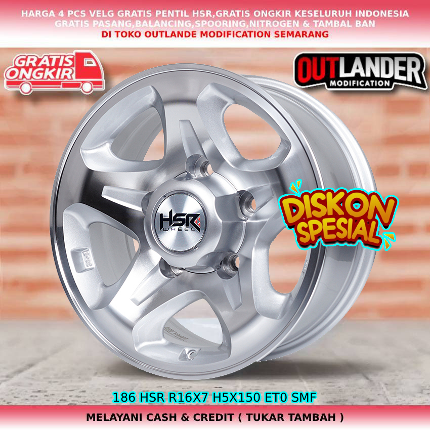 velg mobil Lexus LX Land Cruiser Sequoia Tundra dan Cygnus velg R16 pcd 5x150 velg hsr r16
