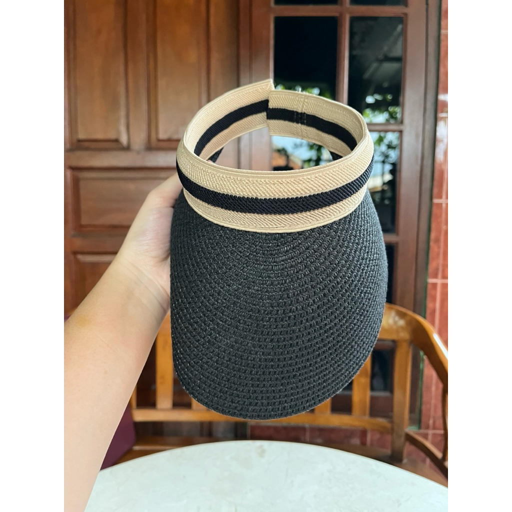 MR DIY Topi Pantai Rotan Matahari Anti UV Wanita Dewasa All Size