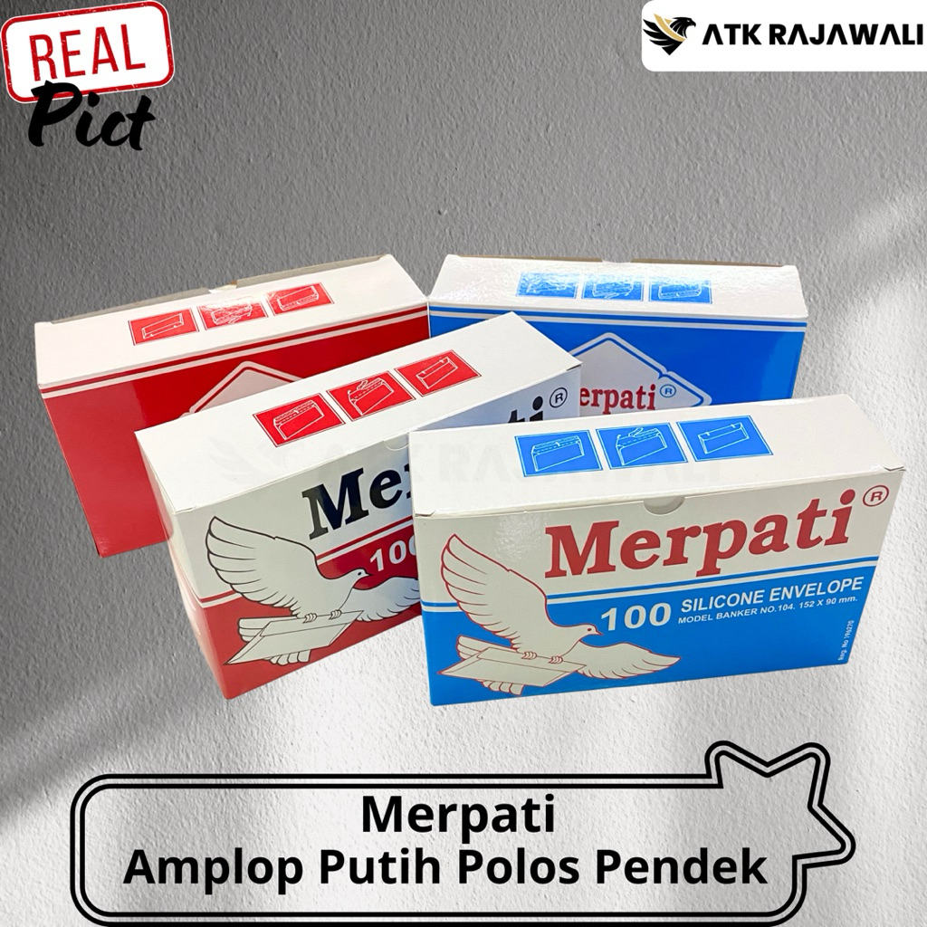 

(Pack) Amplop Merpati 104 Amplop Isi 100 Lembar Ukuran 152 x 90 MM