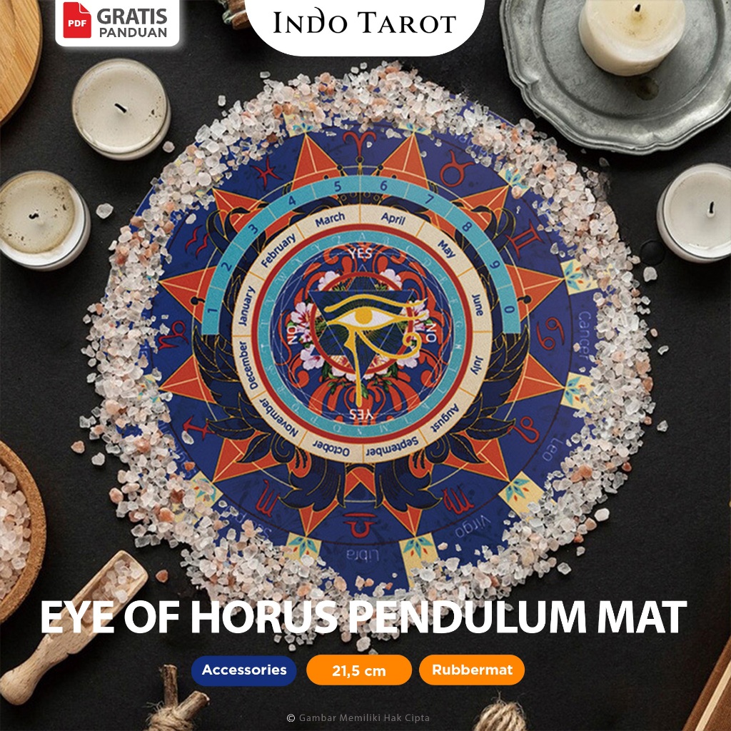 Alas Ramalan Pendulum Mat Eye Of Horus - Indo Tarot