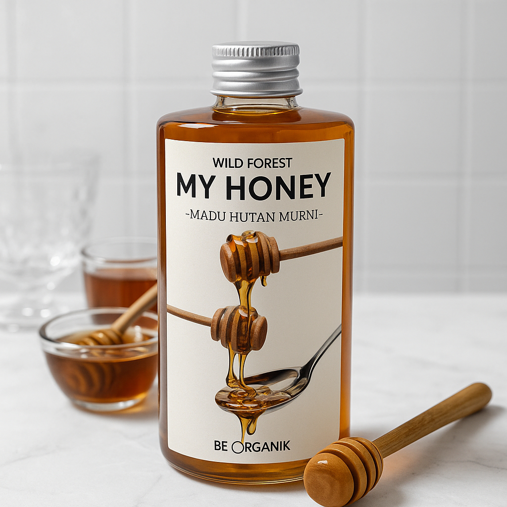 

Madu Asli Multiflora Super 400 gr Raw Honey Madu Murni - 100% Organic