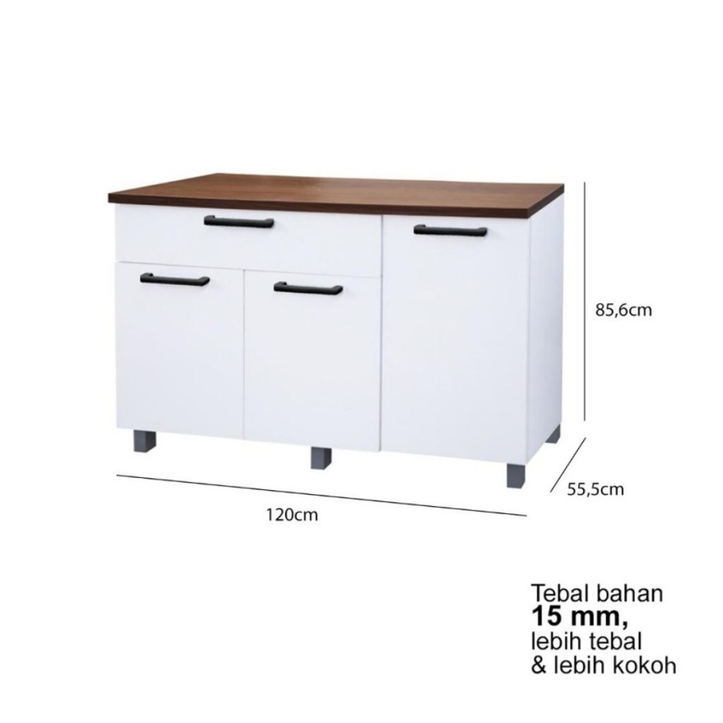 KAYUNA.idea Kitchen Set Nebraska BCN 9130/Kitchen Set/ Kitchen Set Multiplek/ Kitchen Set Awet/Kitch