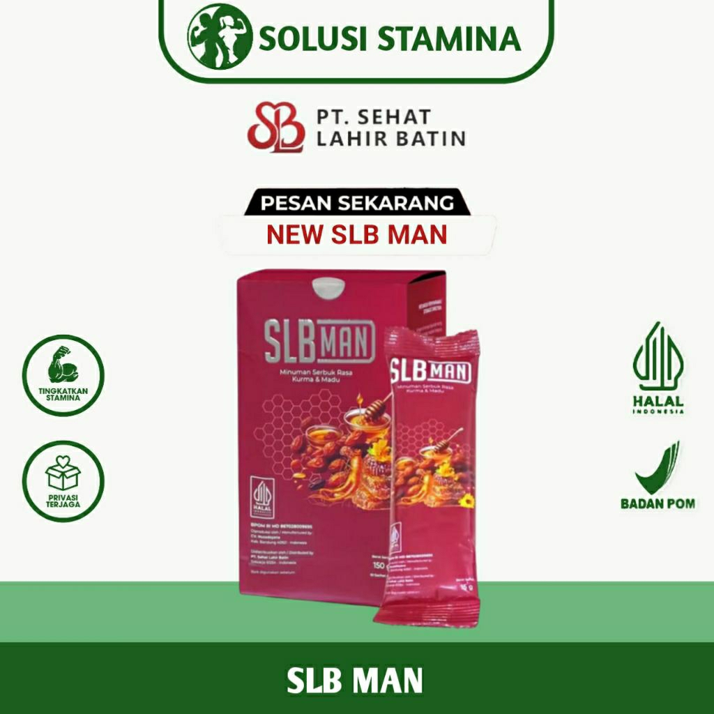 

NEW SLB MAN Ekstrak Ginseng Kemasan Baru Koffie Slebew Man - 1 Box Isi 10 Sachet