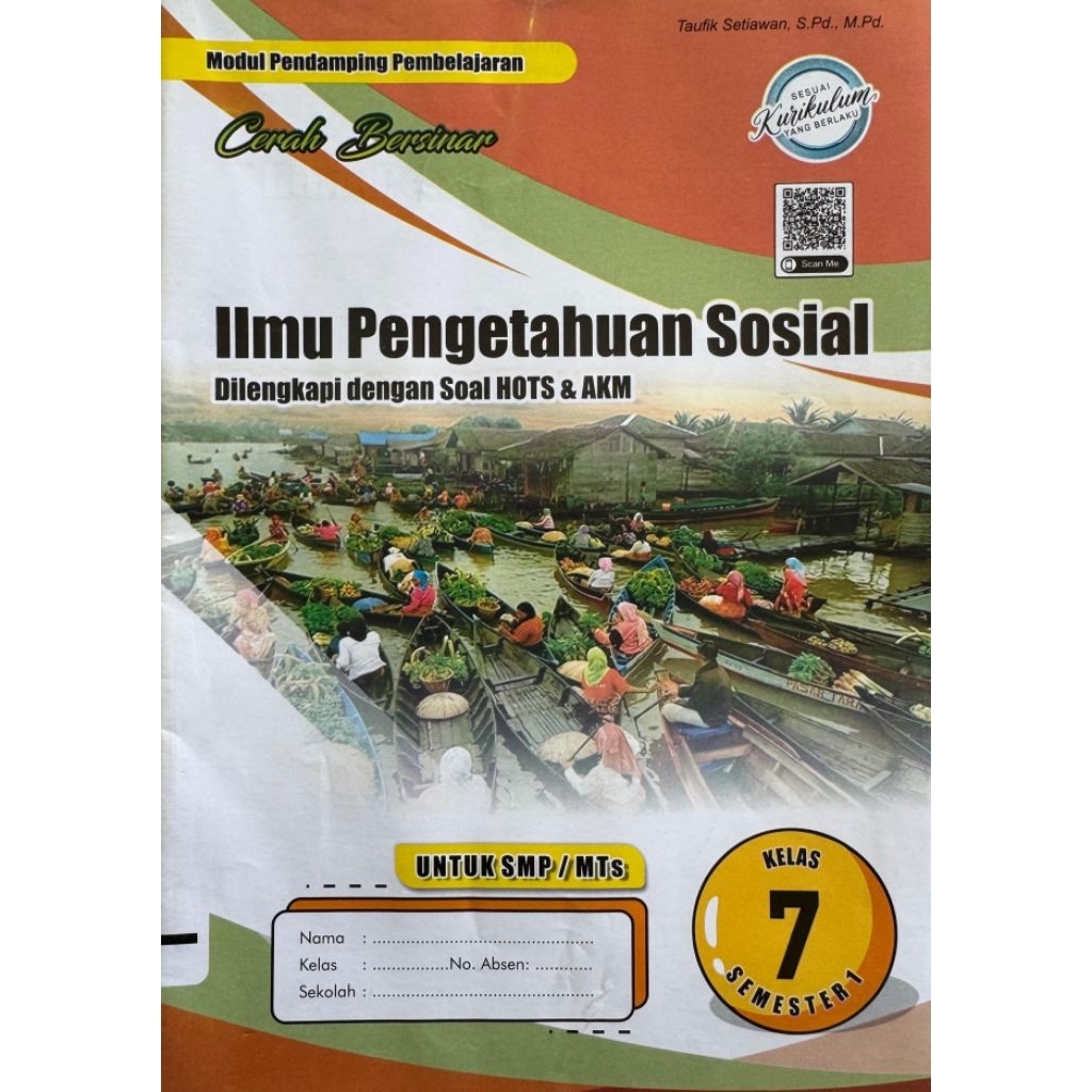 Buku Modul IPS 7 SMP Kls 7 Smtr 1