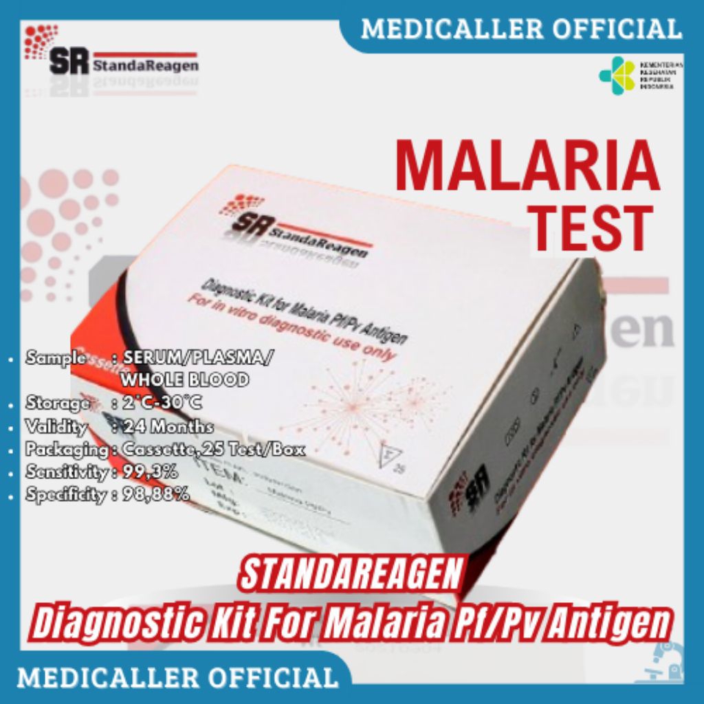 Malaria rapid test device best variant/Alat tes malaria