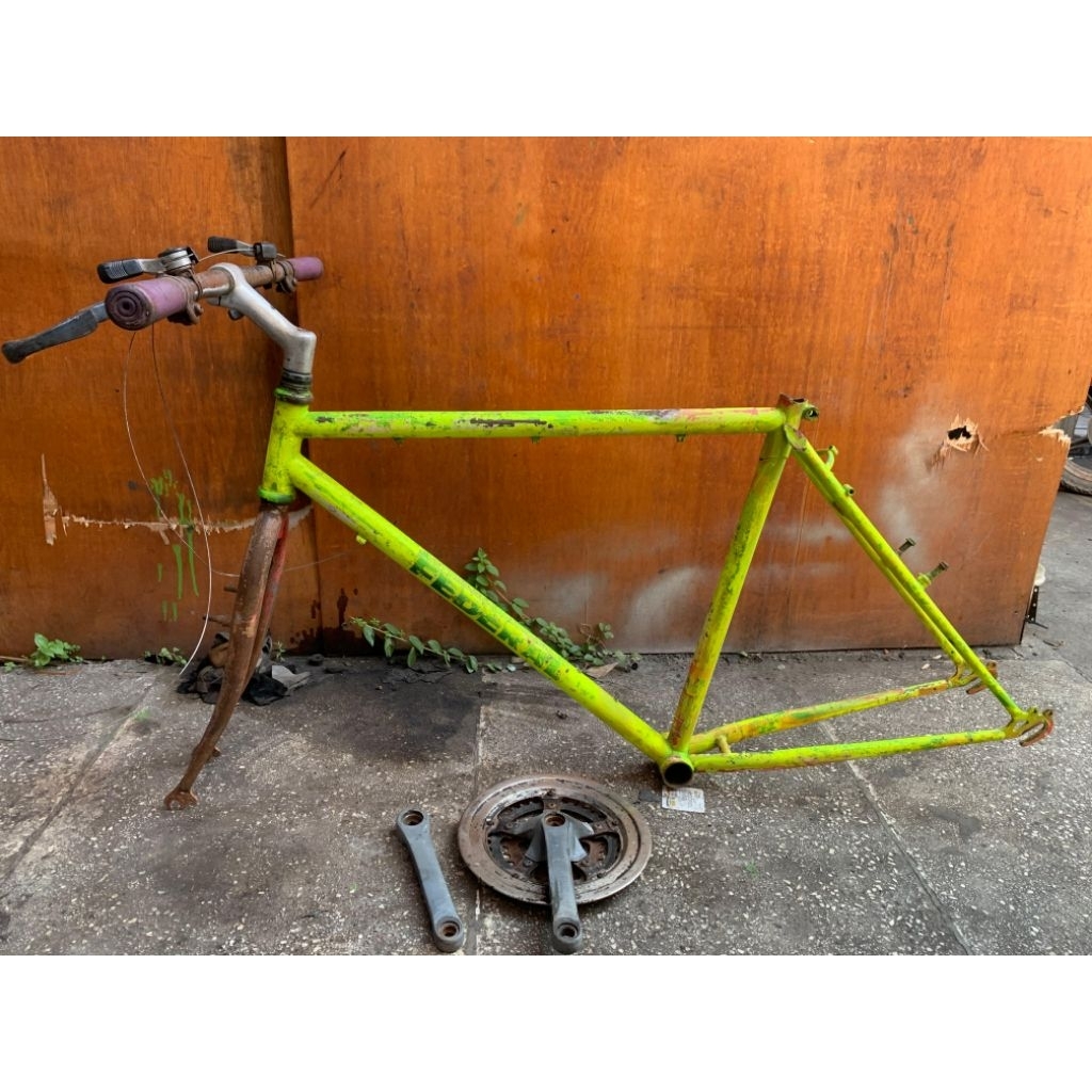 frame set federal street cat sserah putih original / frame commuter bike size 19.5