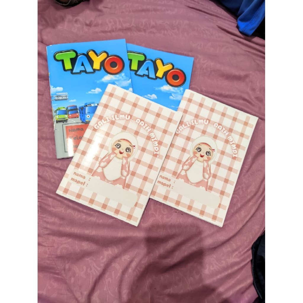 

[Ready Stock] Buku Tulis 38 Lembar/Tayo/Muslimah Girl/Harga Satuan