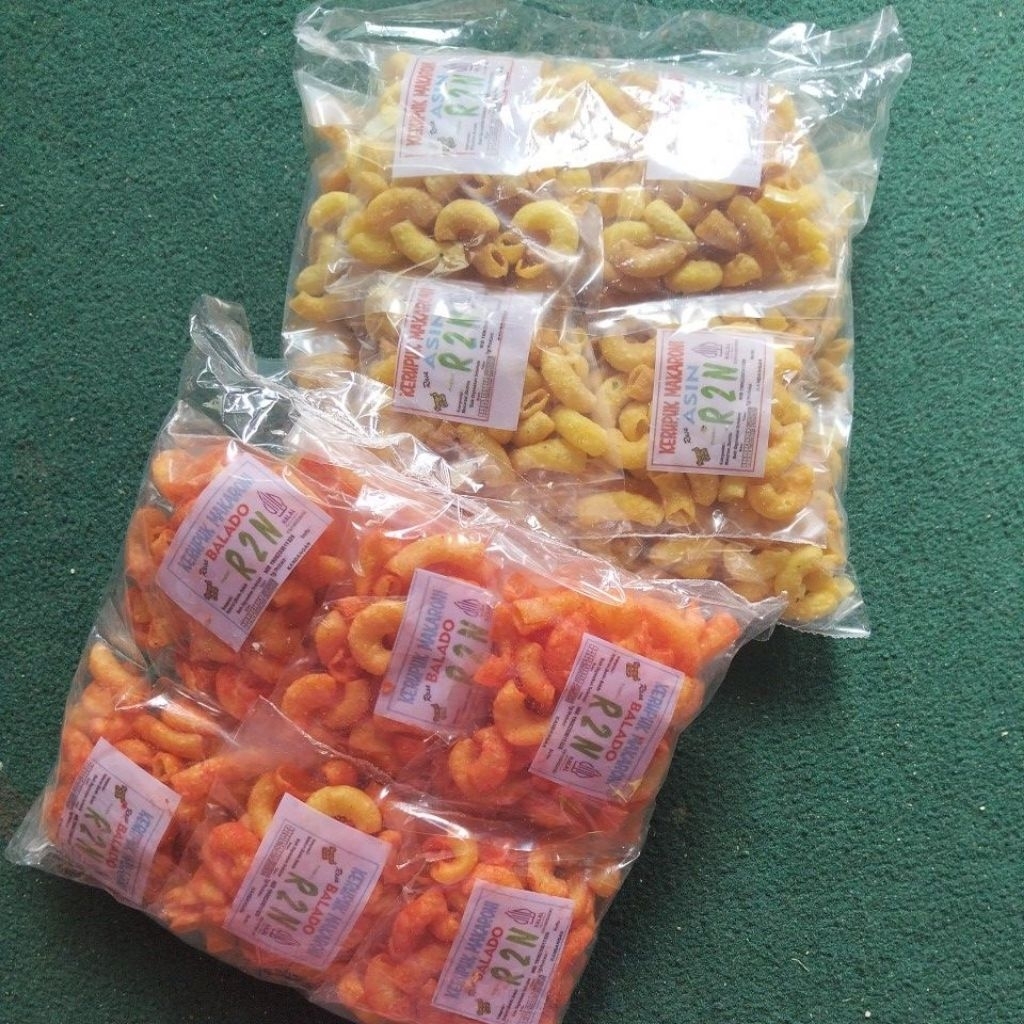 

Makaroni Kriuk Kecil Bantat 1 pak isi 10 bungkus