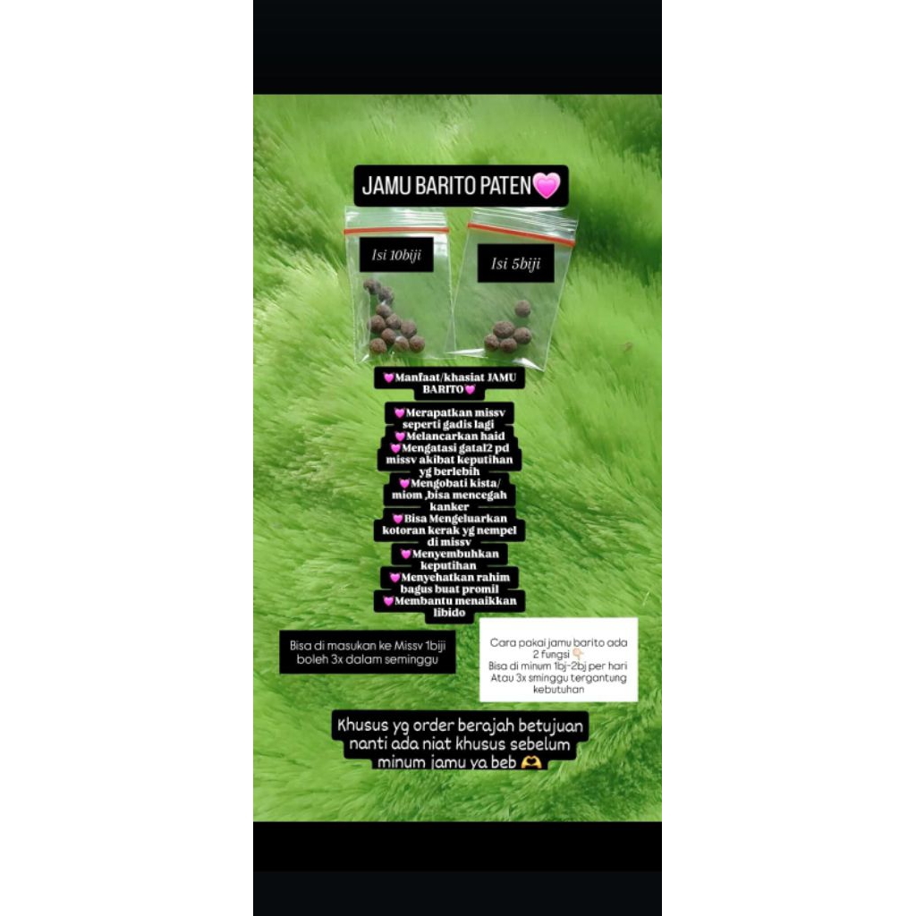 

JAMU BARITO ORIGINAL SUPER MANTUL